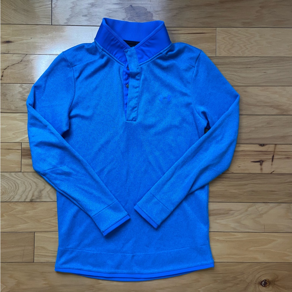 Under Armour Golf Cold Gear 1/4 Snap Long Sleeve Performance Shirt Womens S Loos - Picture 5 of 8
